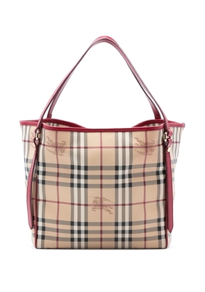 Burberry Pre-Owned 2000-2017 Small Haymarket Check Coated Canvas Canterbury tote bag - Brown