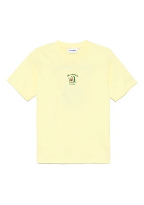 CHOCOOLATE logo-embroidered T-shirt - Yellow
