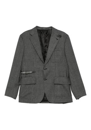 Brioni checked blazer - Grey