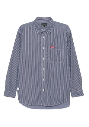 izzue logo-patch shirt - Blue