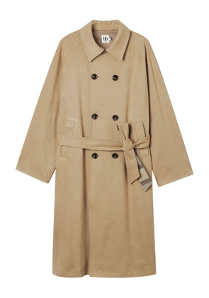 b+ab double-breasted belted coat - Neutrals