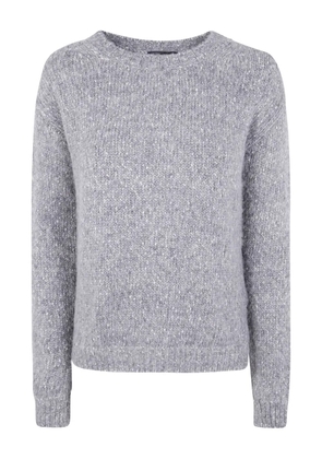 anne claire crew-neck sweater - Grey