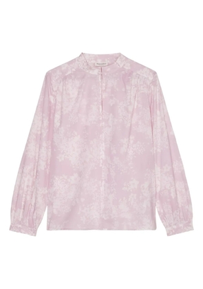 Marc O'Polo floral-print high-neck blouse - Pink