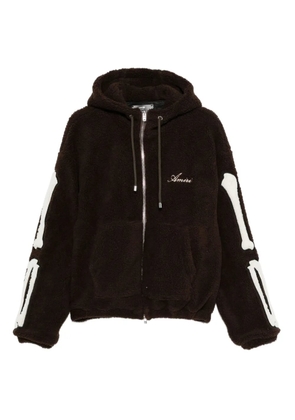AMIRI zip-up hoodie - Brown