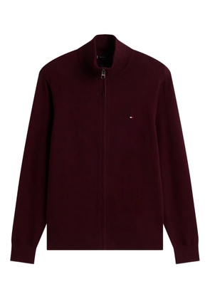 Tommy Hilfiger zipped cardigan - Red