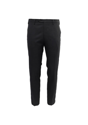Mr P. slim-fit wool trousers - Black