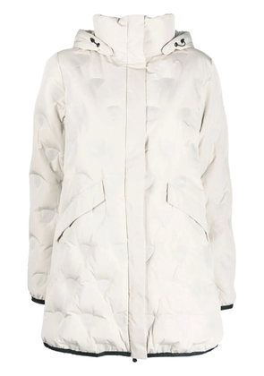 Rossignol quilted hooded coat - Neutrals