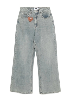 izzue heart charm jeans - Blue