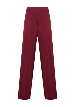Blanca Vita pressed-crease trousers - Red