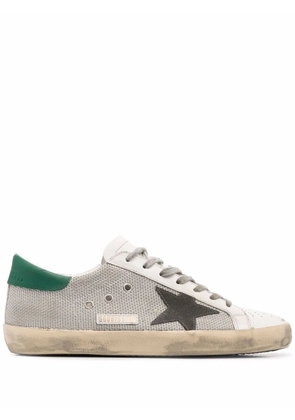 Golden Goose Super-Star mesh sneakers - White