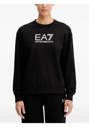 Ea7 Emporio Armani logo-print tracksuit - Black