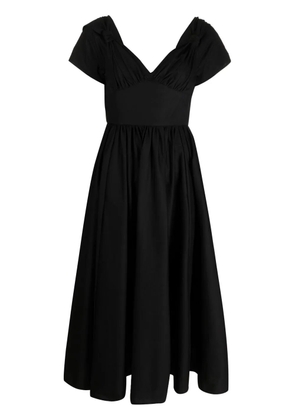 Vivetta flared mid-length dress - Black