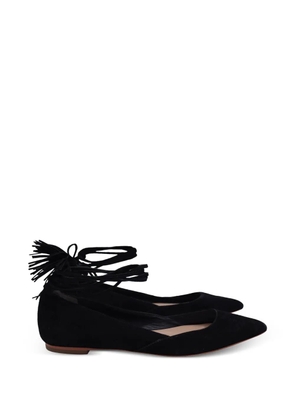 Loeffler Randall pointed-toe ballerina shoes - Black