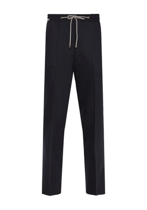 Corneliani drawstring-waist trousers - Blue