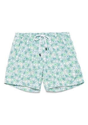 Barba floral-print swim shorts - Green