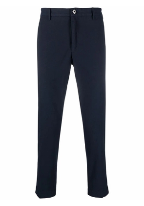 Incotex straight-leg cotton trousers - Blue