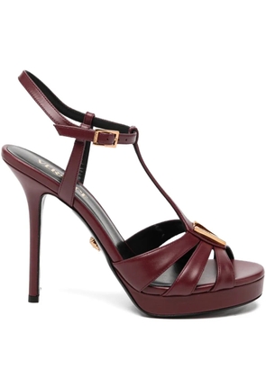 Versace 120mm V sandals - Red