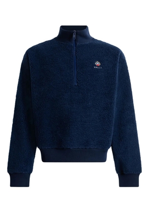 Bally zip-fastening long-sleeve sweatshirt - Blue