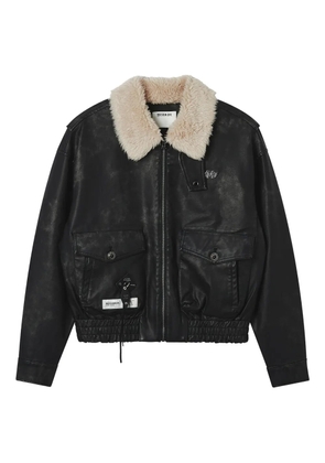 Musium Div. collar-detail pocket jacket - Black