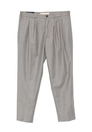 YES LONDON pleated belt-loop trousers - Grey