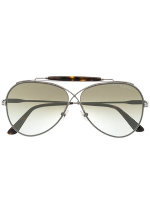 TOM FORD Eyewear Sean pilot-frame sunglasses - Black