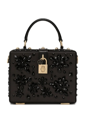 Dolce & Gabbana Dolce Box gemstone-detail tote bag - Black