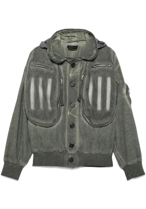 JUNTAE KIM Seam-Sealed Doublet Kapok jacket - Green