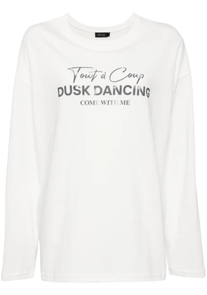 tout a coup logo-printed T-shirt - White