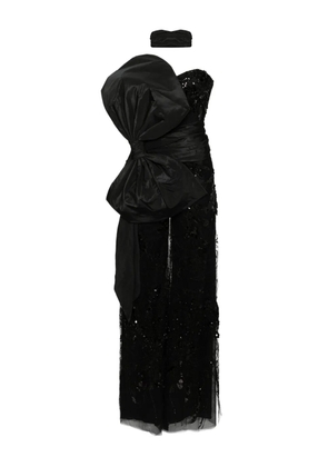 Saiid Kobeisy sequin-embroidered jumpsuit - Black