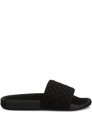 APL: ATHLETIC PROPULSION LABS quilted slide sandals - Black