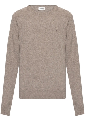 Saint Laurent Cassandre sweater - Brown