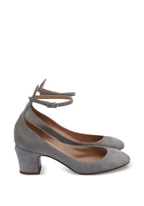 Valentino Garavani Pre-Owned Tango suede ankle-strap pumps - Grey