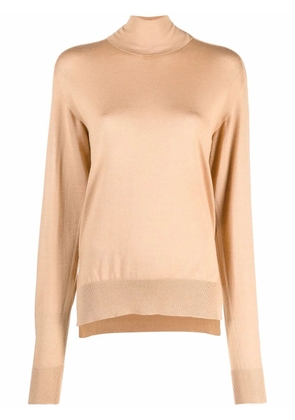 Jil Sander roll-neck fine-knit jumper - Neutrals