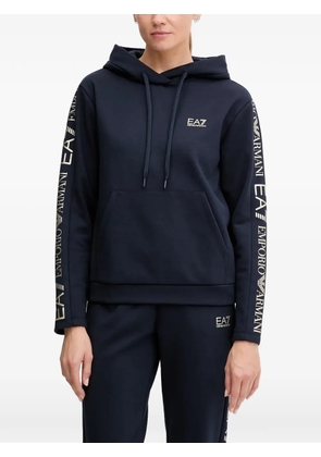 Ea7 Emporio Armani logo-detail tracksuit - Blue