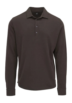 wahts Edwards buttoned polo shirt - Brown
