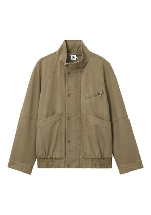 b+ab button-fastening pocket jacket - Green