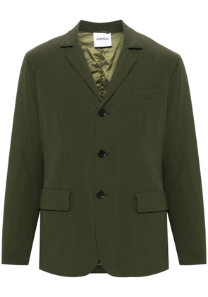 ASPESI technical-jersey blazer - Green