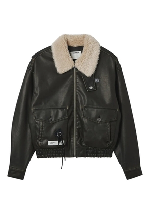 Musium Div. front-pockets jacket - Brown