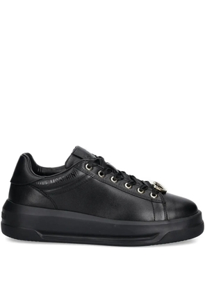 Love Moschino embellished lace-up sneakers - Black