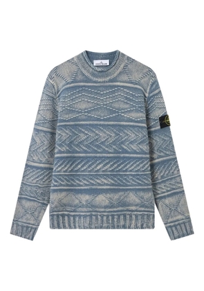 Stone Island patterned sweater - Blue