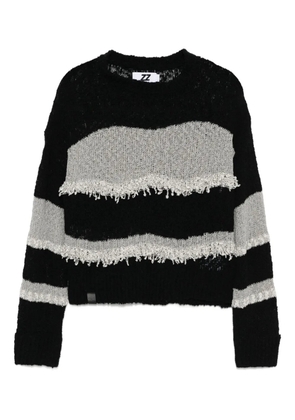 izzue knitted top - Black