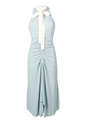 Ssheena ruched midi dress - Blue