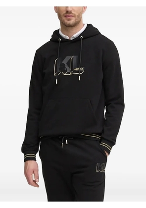 Karl Lagerfeld logo-detail hoodie - Black