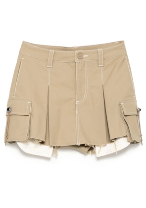 Musium Div. pleated skort - Neutrals