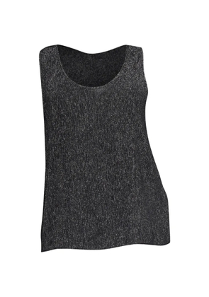 Saint Laurent Pre-Owned glittered top - Grey