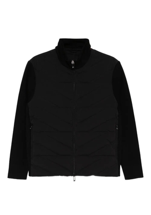 Emporio Armani panelled padded jacket - Black