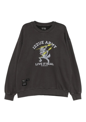 izzue graphic-print sweatshirt - Grey