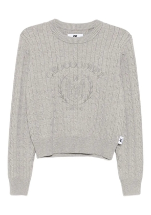 CHOCOOLATE logo-embroidered jumper - Grey