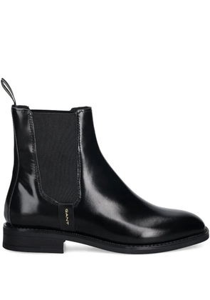 Gant pull tab chelsea boots - Black