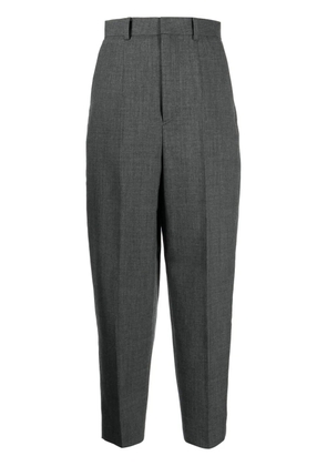 Enföld pressed-crease wool tailored trousers - Grey